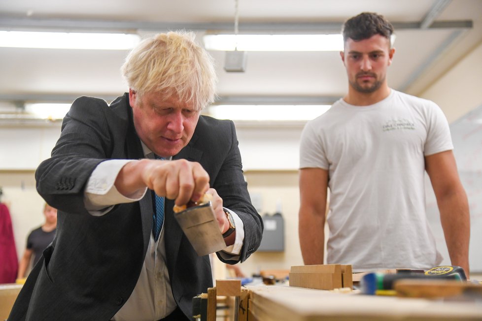 Britský premiér Boris Johnson.