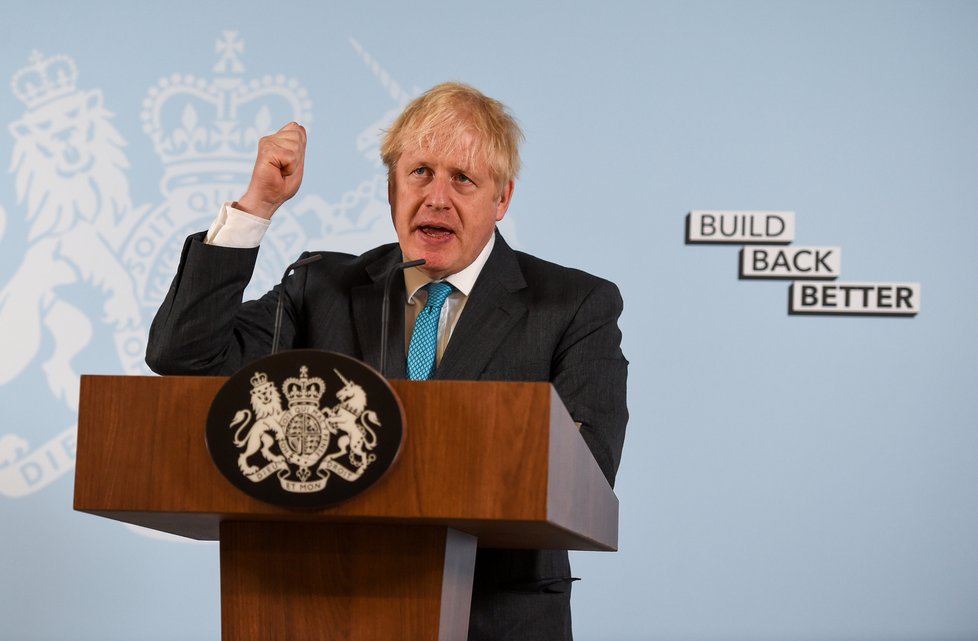 Britský premiér Boris Johnson.