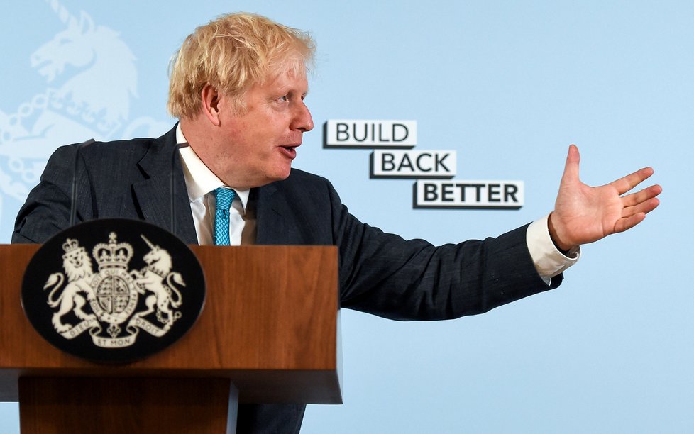 Britský premiér Boris Johnson