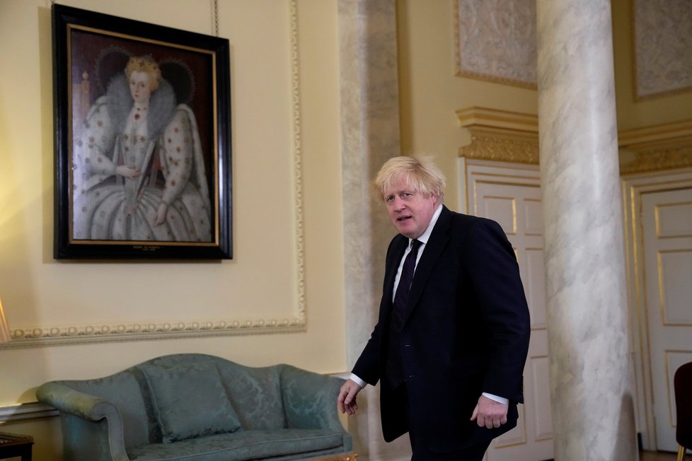 Britský premiér Boris Johnson.