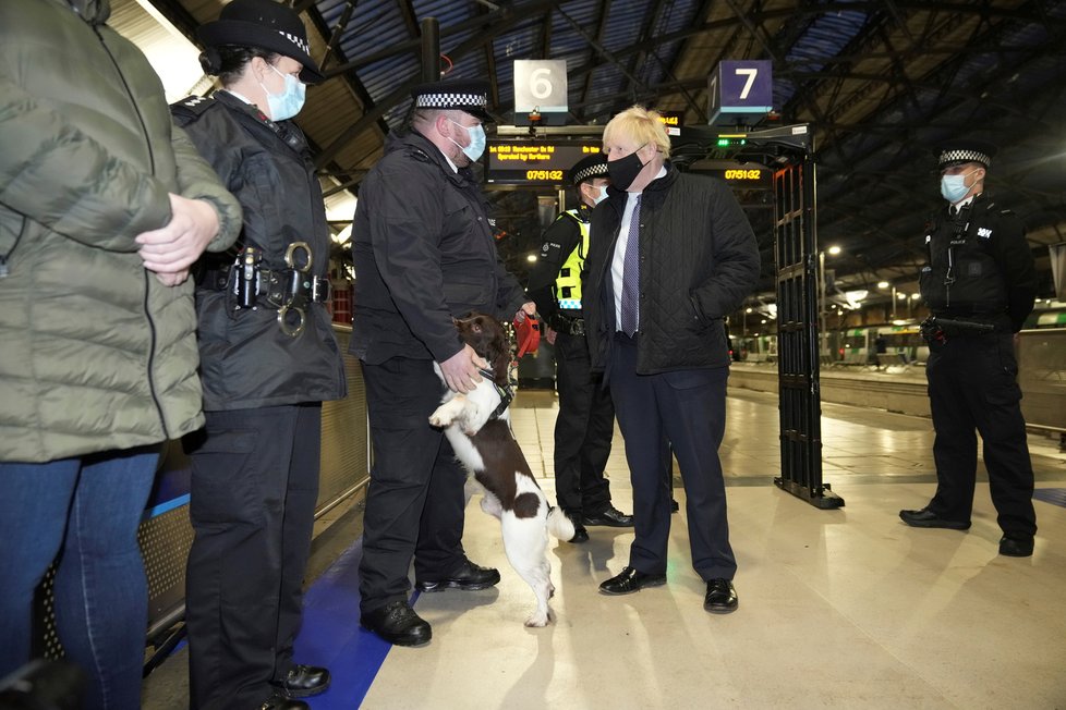 Britský premiér Boris Johnson