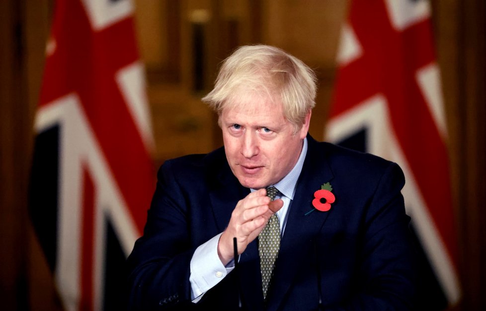 Britský premiér Boris Johnson.