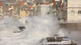 Velkou Británii zasáhla bouře Eunice (18.2.2022)