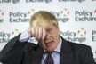 Britský ministr zahraničí Boris Johnson během projevu o brexitu.