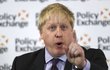 Britský ministr zahraničí Boris Johnson během projevu o brexitu.