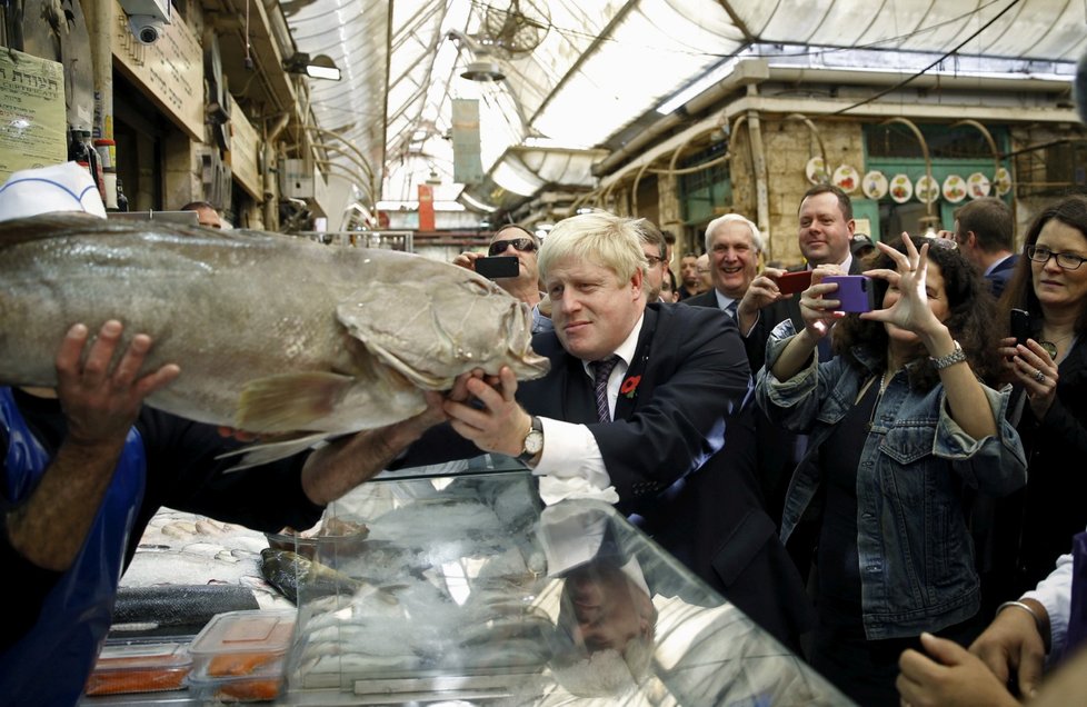Budoucí britský premiér Boris Johnson v roce 2015