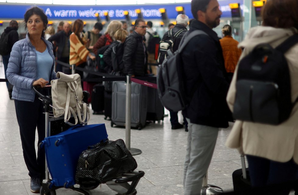 Londýnské letiště Heathrow.