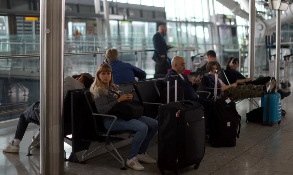 Londýnské letiště Heathrow.