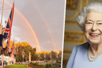 V předvečer pohřbu královny Alžběty II. se nad Buckinghamským palácem opět objevila duha.