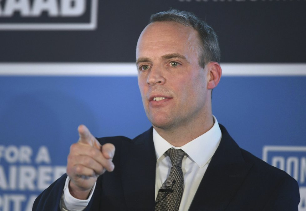 Exministr pro brexit Dominic Raab