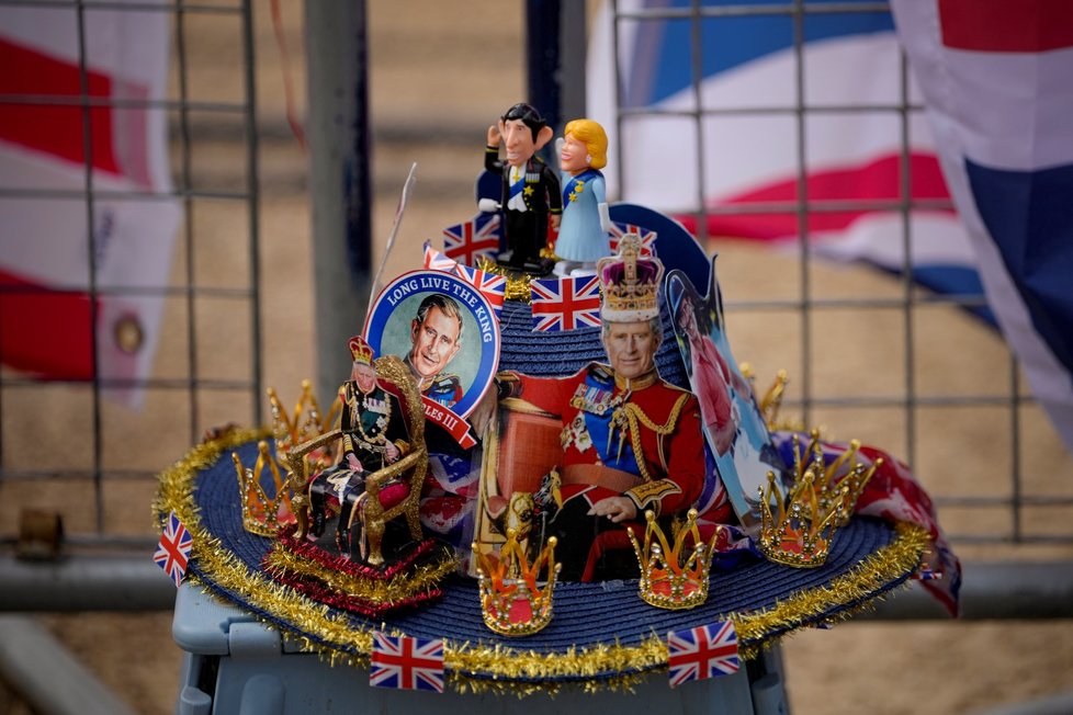 Přípravy na korunovaci Karla III. v Londýně. (4.5.2023)