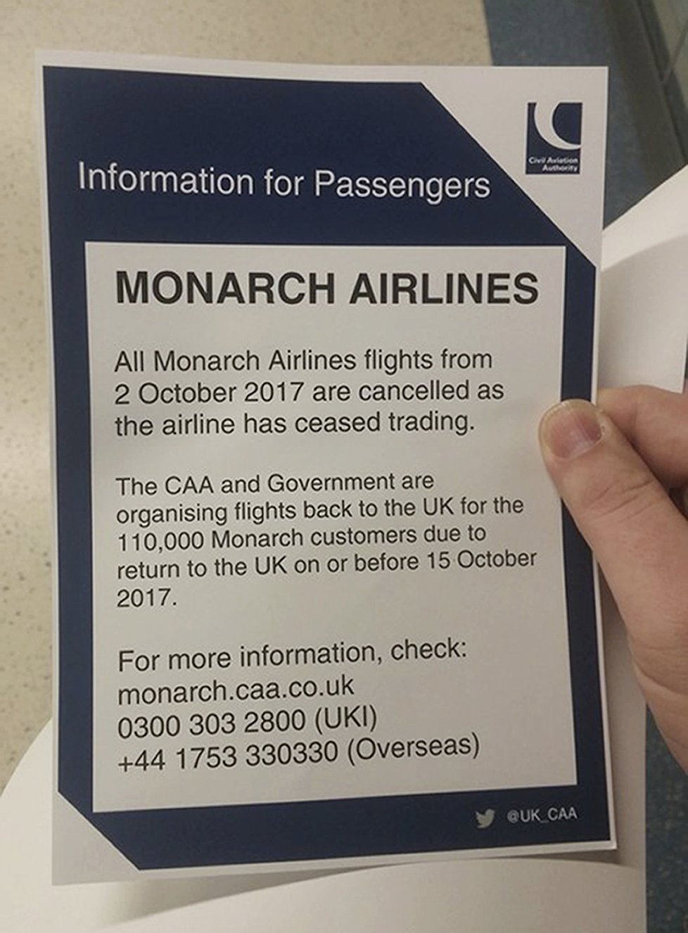 Letecká společnost Monarch Airlines končí.