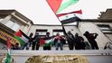 Demonstrace na podporu Palestinců v Londýně
