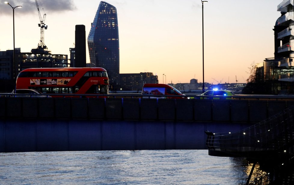 London Bridge v Londýně několik hodin po útoku.