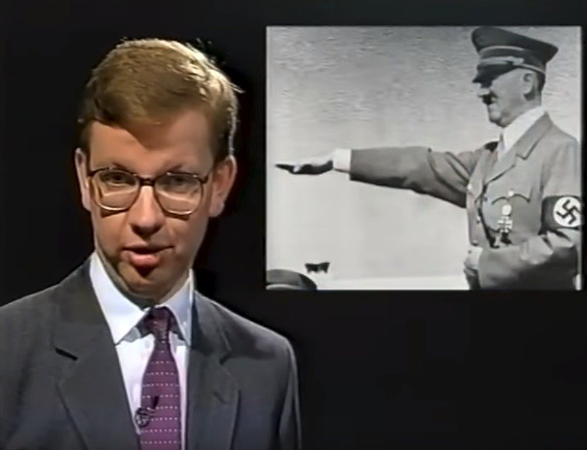 Ministr životního prostředí Michael Gove v televizní show v roce 1992