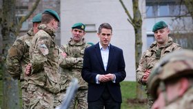 Ministr obrany Gavin Williamson.