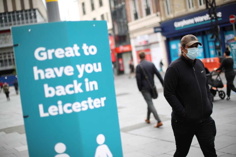 Britské potíže s koronavirem: Anglické město Leicester coby jedno z ohnisek (29. a 30. 6. 2020)