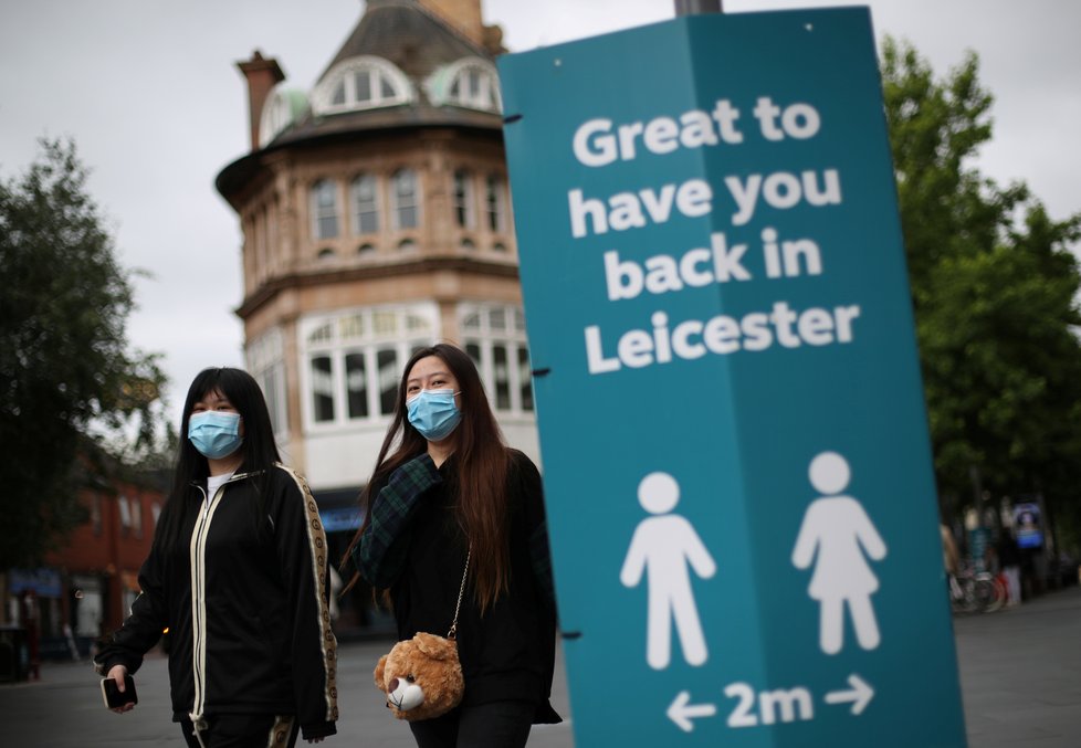 Britské potíže s koronavirem: Anglické město Leicester coby jedno z ohnisek (29. a 30. 6. 2020)