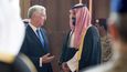 Korunní princ Mohamed bin Salmán jednal s ministrem obrany Fallonem.