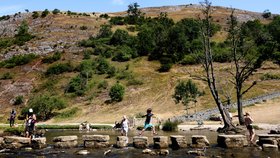 Extrémní vedra ve Velké Británii (19.7.2022)