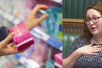 Labouristka Danielle Rowleyová v Dolní sněmovně otevřela otázku menstruační chudoby.
