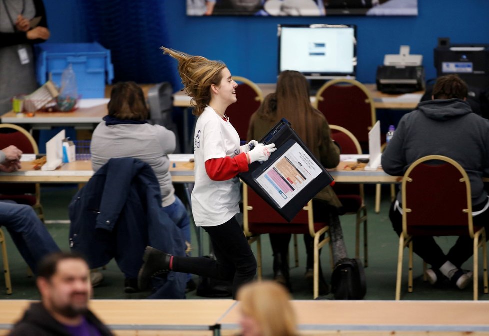 Po uzavření volebních místností přišlo na řadu sčítání hlasů.