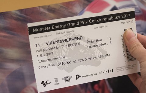 Lístky na motoristický svátek, srpnovou Grand Prix Brno, výrazně zlevnily. Nabídka platí jen do 14. února