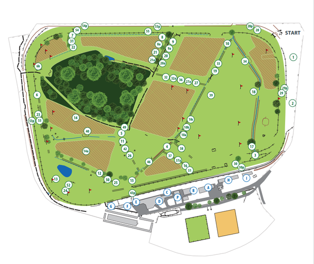 Trasa Velké pardubické 2026 Trasa Velké pardubické 2026