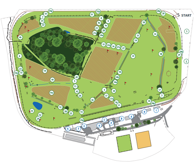 Trasa Velké pardubické 2025 Trasa Velké pardubické 2025