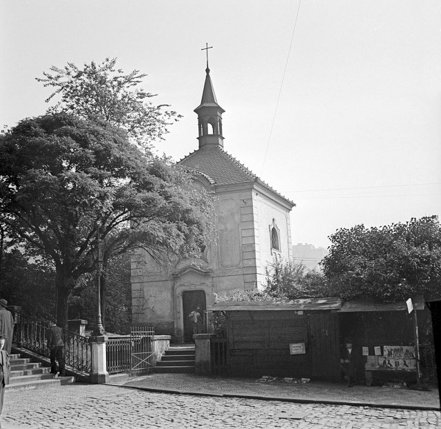 Kaplička v Nuslích, rok 1940.