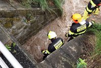 30 hodin deště v kuse: Průtok v Moravě stoupl na patnáctinásobek!