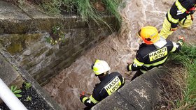 30 hodin deště v kuse: Průtok v Moravě stoupl na patnáctinásobek!