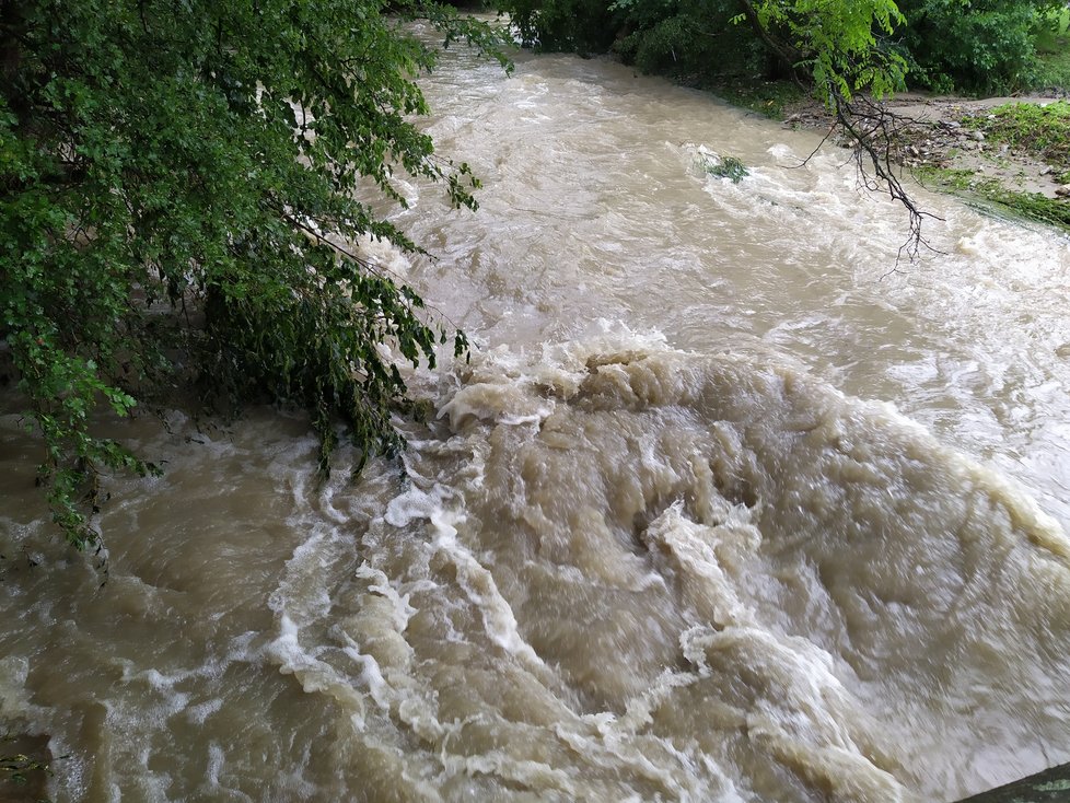 Rozbouřený Jamný potok