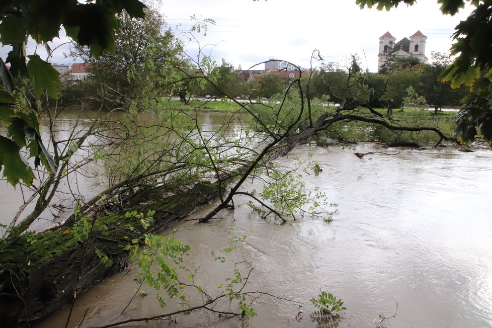 Ve čtvrtek 15. října klesla hladina řeky Moravy ve Veselí nad Moravou od půlnoci přibližně o 30 cm. Přesto nadále platí 3. povodňový stupeň.