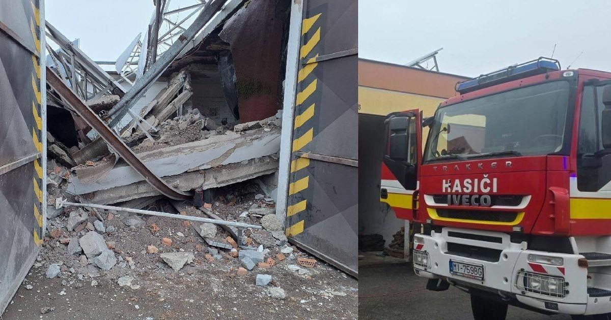 Veľké Kapušany: El techo derrumbado cubrió a los trabajadores, tres murieron