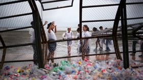 V Brazílii dokonce udělali projekt, kde na pláži naplnili sochu velryby plastovými lahvemi. Použili několik kilo plastu, kolikrát byly nalezeny zvířata i s 50 kily plastu v útrobách