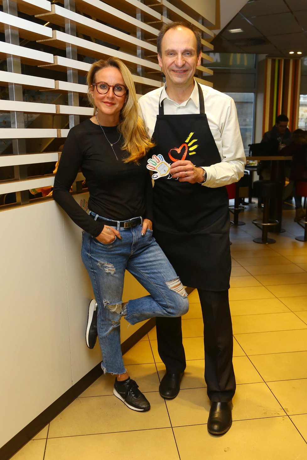 Vendula Pizingerová, Marek Šedivý_charity si pomáhají