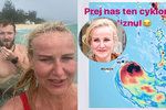 Vendula Pizingerová prožila na dovolené cyklon