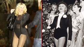 Vendula Svobodová šla na večírek v kostýmu Marlene Dietrich