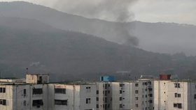 Exploze ve venezuelské metropoli Caracas (3.1.2026)