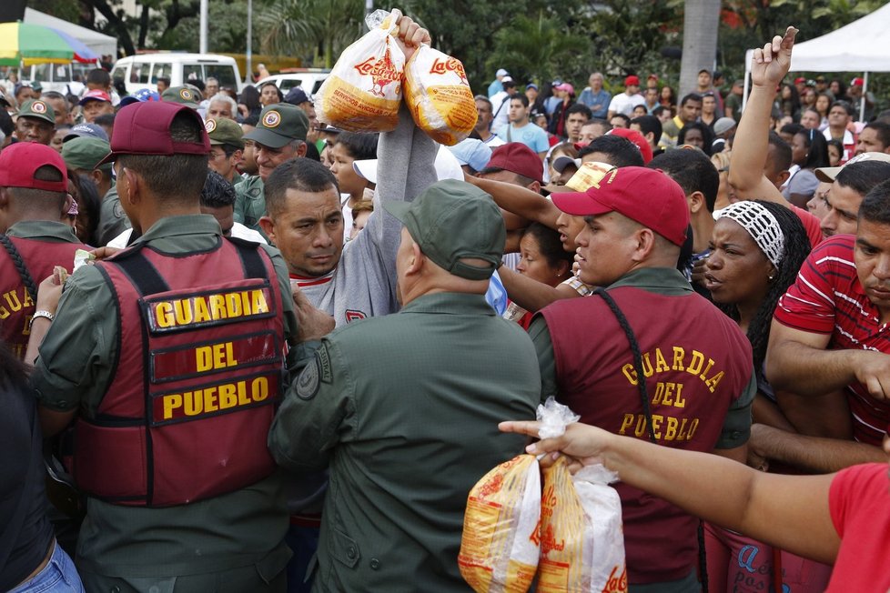 Venezuela demonstruje proti nedostatku potraviny