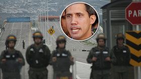 Prozatimní venezuelský prezident Juan Guaidó obvinil vojáky blokující humanitární pomoci z páchání genocidy.