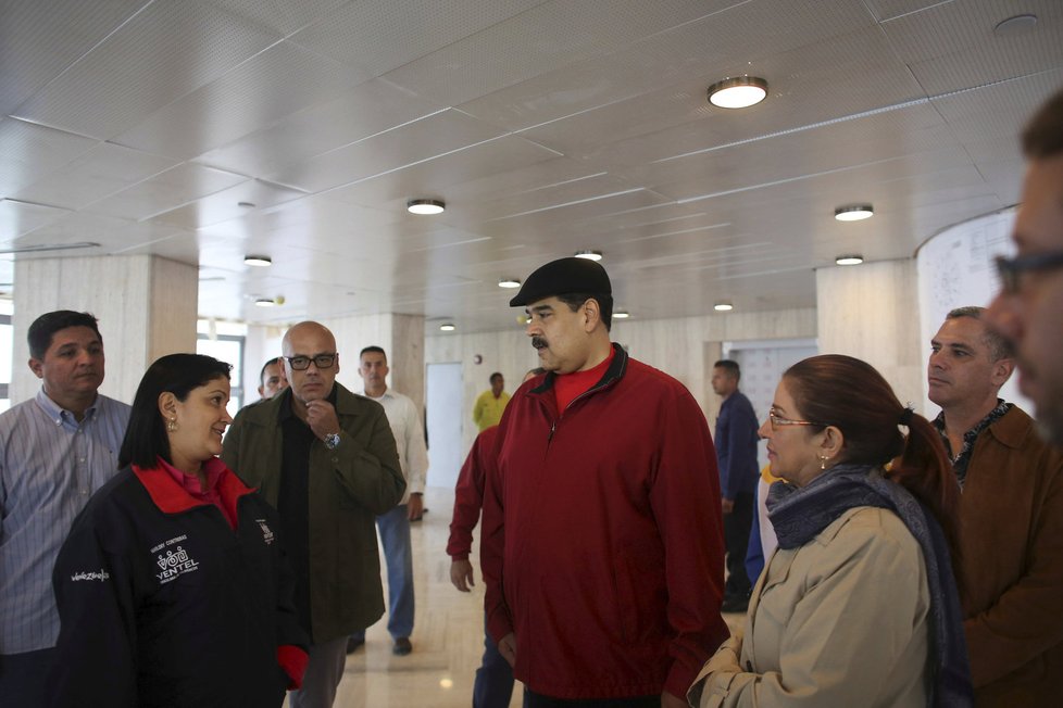 Prezident Nicolás Maduro s manželkou