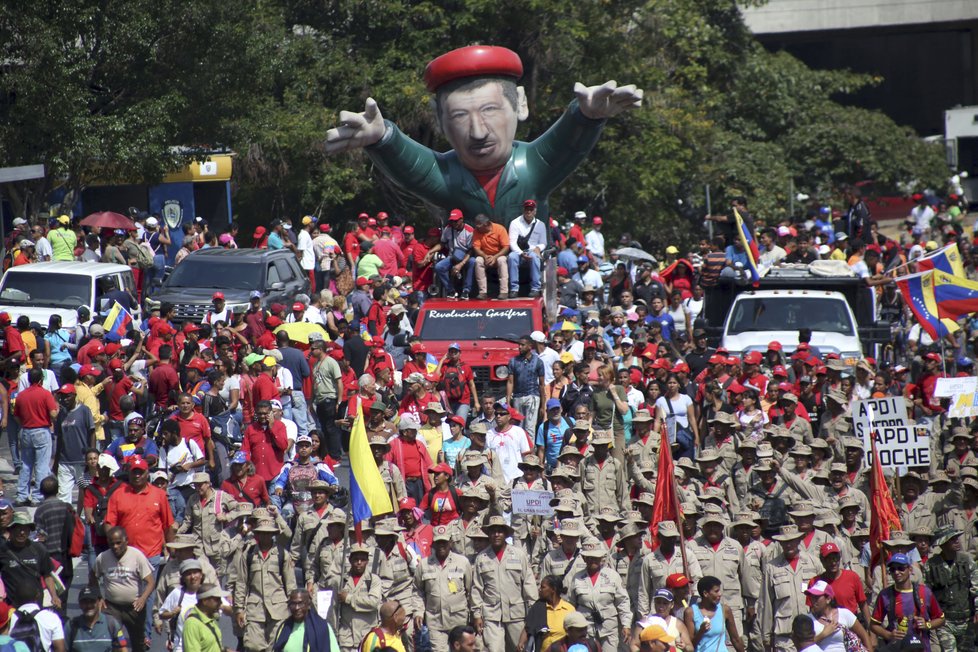 Ve Venezuele pokračují protesty proti vládě prezidenta Madura, (2.05.2019).