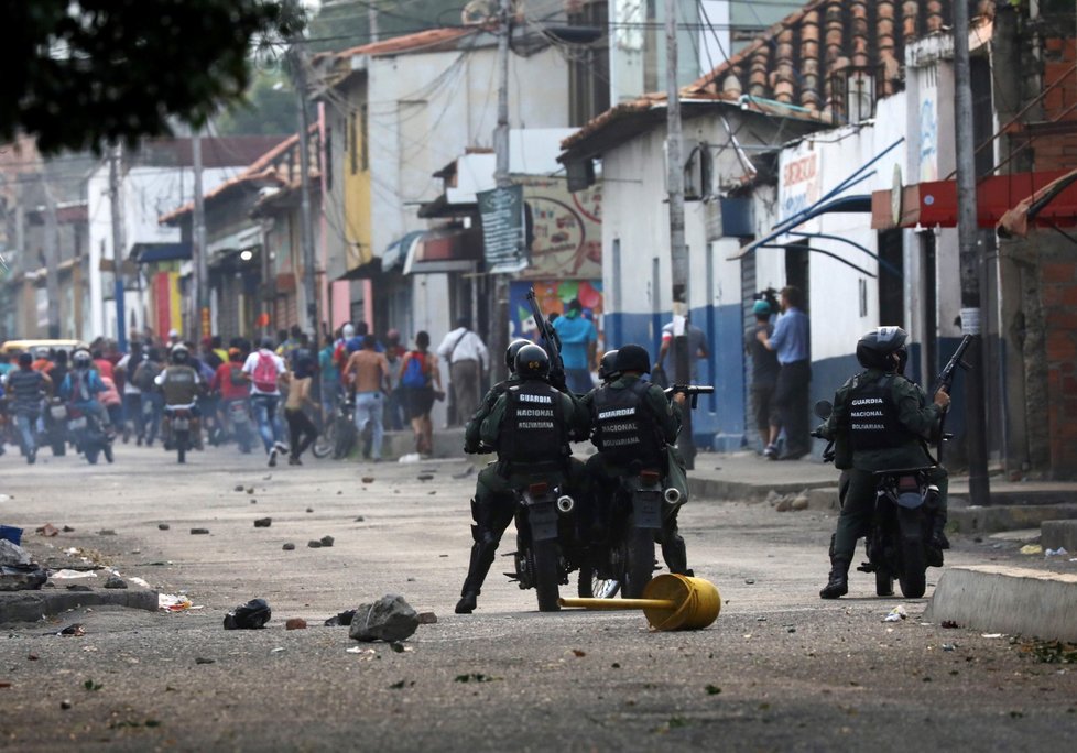 Nepokoje ve Venezuele.