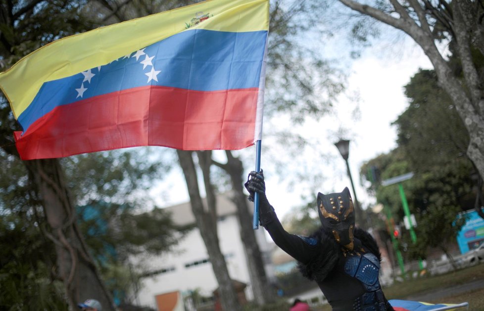Protesty proti Madurovi ve Venezuele (3.2.2019)