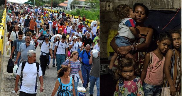 Bývali bohatí, teď žijí jako žebráci: 4 miliony Venezuelanů utekly před hladomorem