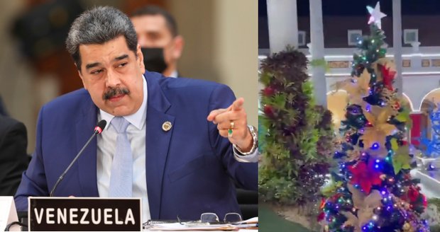 „Šťastné a barevné.“ Venezuelský diktátor zahájil s předstihem Vánoce. Odvádí pozornost od krize