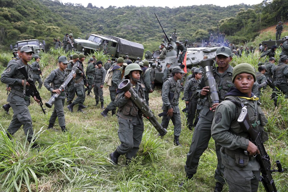 Ve Venezuele se uskutečnilo celostátní vojenské cvičení, ke kterému byli povoláni i civilisté v záloze.