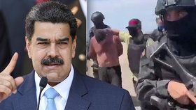 Venezuelci zmařili pokus o svržení režimu a zadrželi Američany. „Chtěli mě zabít,“ tvrdí prezident Maduro.